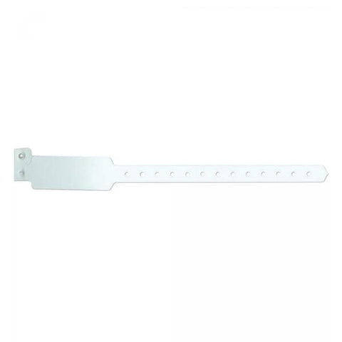Precision Dynamics Corp. Wristband Identification Sentry SuperBand Poly White Adult / Pediatric 500/Bx - 5020-11-PDM