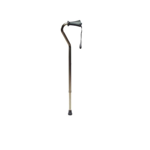 Graham Cane Single Lumex Ortho-Ease Aluminum 250lb Capacity 31-39" Bronze Adult 6/Ca - Field/Everest &Jennings - 6327