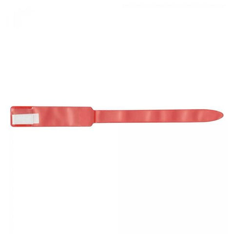 Precision Dynamics Corp. Bracelet Identification Soft Lock Sealident Vinyl Red Adult / Pediatric 250/Box - 615-16-PDJ
