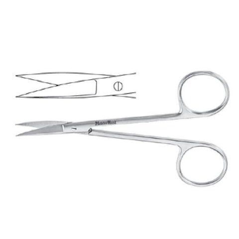 Miltex Scissors Iris Meister-Hand 4" Straight Stainless Steel Each - Integra Miltex - MH5-300