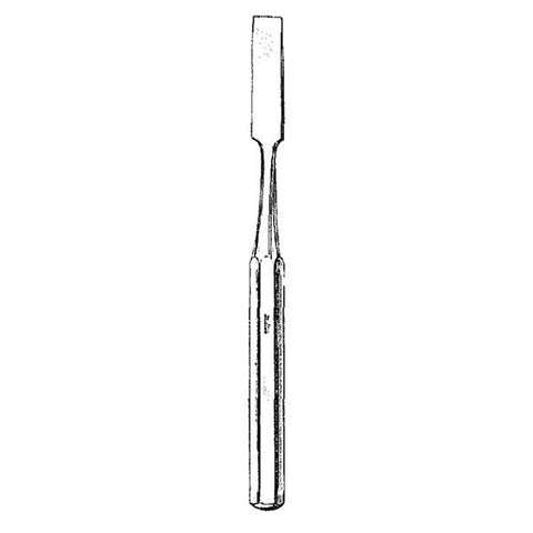 Miltex Osteotome Hibbs 9" Straight 1/2" Tip Stainless Steel Reusable Each - Integra Miltex - 27-442