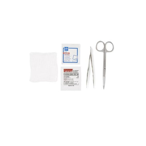 Medline Industries Inc Tray Suture Removal Comfort Loop With Gauze 3x3" 12-Ply LF 50/Ca - DYND70900