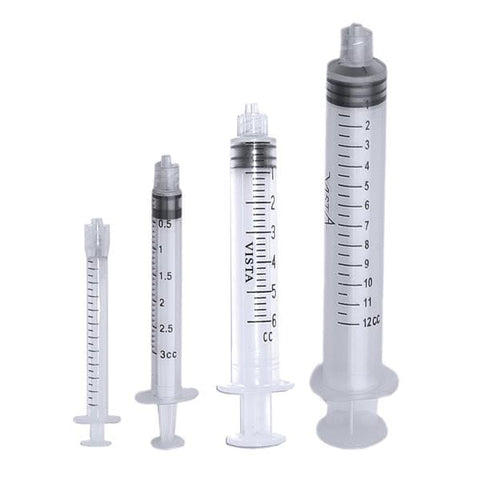 Vista Apex Syringe 12cc Luer Lock _ 100/Bg, 12 BG/CA - 316012