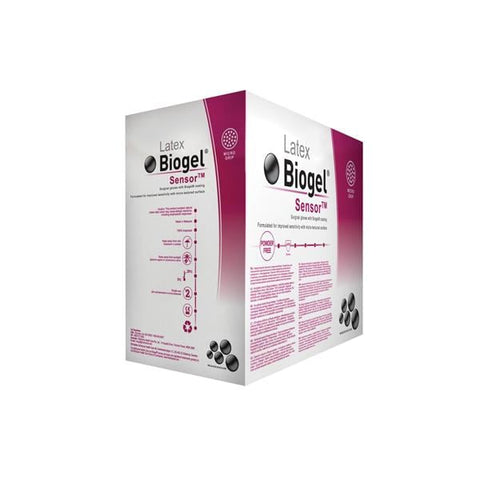 Molnlycke Healthcare Gloves Surgical Biogel Sensor Powder-Free Latex 5.5 Sterile Straw 200/Ca - 30655