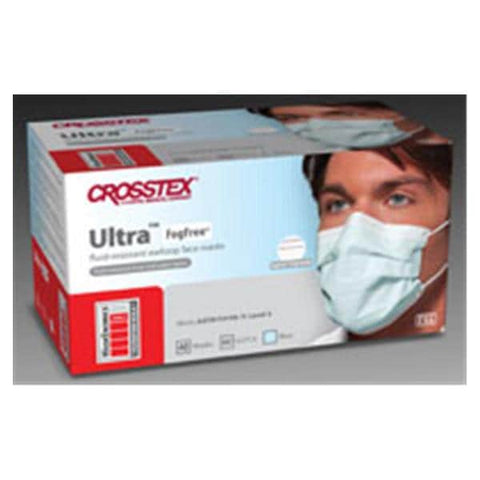Crosstex International Mask Ultra SecureFit Anti-Fog ASTM Level 3 White 40/Bx, 40 BX/CA - GCFCXSF