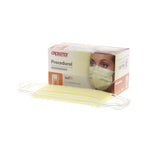 Crosstex International Mask Procedure ASTM Level 2 Pleated Yellow Size 50/Bx, 40 BX/CA - GCPYE