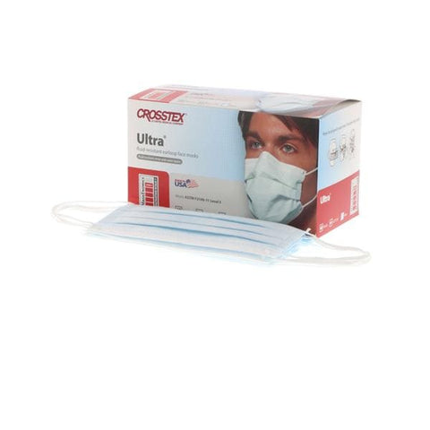 Crosstex International Mask ULTRA ASTM Level 3 Blue 40/Bx - GCFCXU