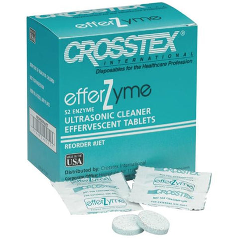 Crosstex International Tablets Enzyme Efferzyme 2 Gallon Spearmint 52/Bx, 24 BX/CA - JET