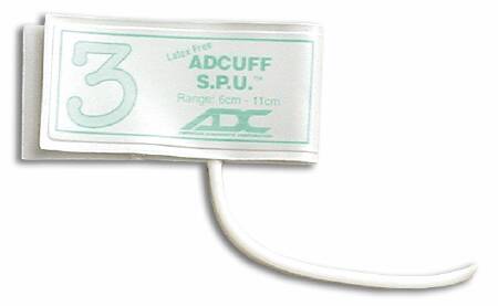ADC American Diagnostic Corp Adcuff Blood Pressure Cuff, 1 Tube Bladder Adult Arm Small 19 - 27 cm Nylon