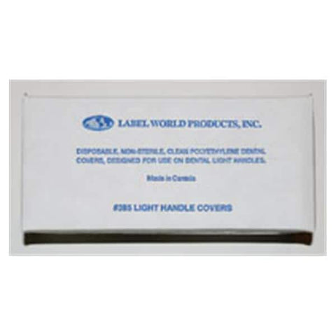 WCP Solutions Cover Light Handle Label World 3.25 in x 8 in Clear 1000/bx - LWLHCWCP