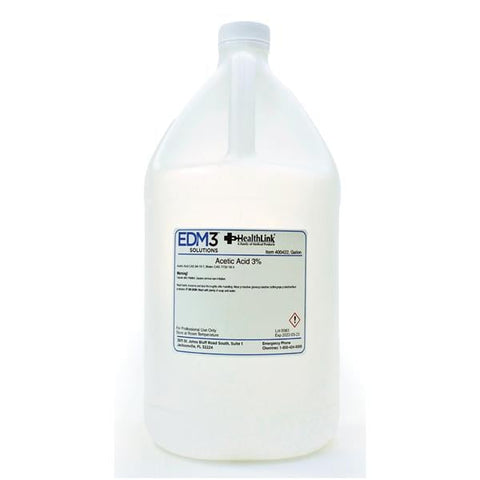 EDML, LLC Acetic Acid Reagent 3% 1gal Each - 400422