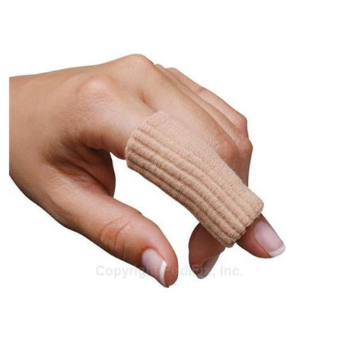 Pedifix, Inc Tube Visco-Gel Wide Digital Fully Coated/Ribbed Fabric 1x6" Beige 3/Pk - 1201