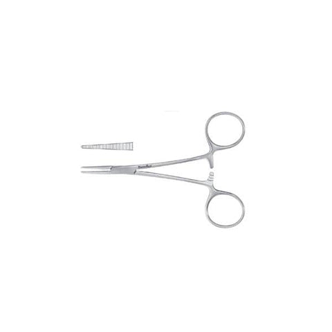 Miltex Forcep Hemostatic Halsted Mosquito Meister-Hand 5" Serrated Straight SS Each - Integra Miltex - MH7-2