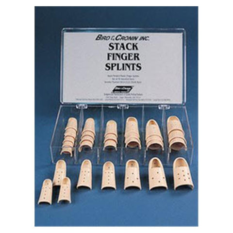 Bird & Cronin Splint Stack Assorted Kit Finger Plastic Flesh Universal Each - 8142226