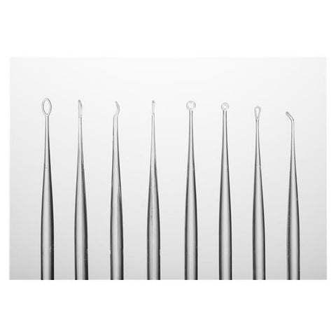 Bionix Medical Technologies Curette Eachr 4-1/2" Variety Pack 2mm Tip Lighted Clear Polypropylene Disp 200/Pk - 2209