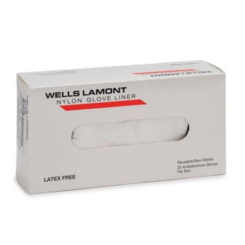 Marketlab Glove Liner Nylon Womens White Disposable 25/Bx - 1003