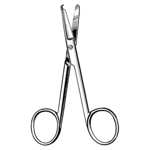 Sklar Instruments Scissors Stitch Littauer Surgi-OR 5-1/2" Blunt/Blunt Smooth Straight SS Each - 95-358