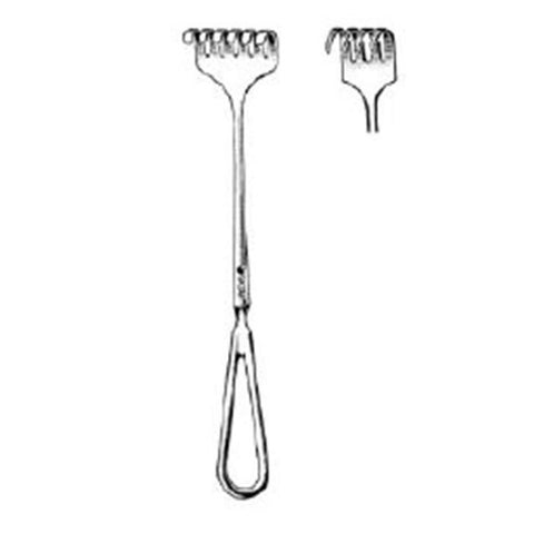 Sklar Instruments Retractor Volkman 4-1/2" Sharp 4-Prong Each - 60-4244