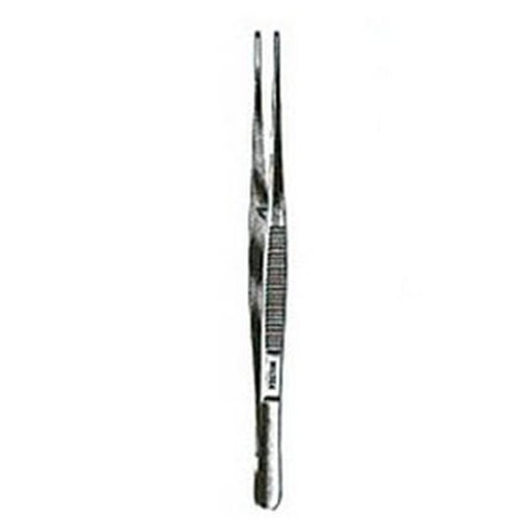 Miltex Forcep Tissue Semken 5" Straight 2x3 Teeth Stainless Steel Each - Integra Miltex - 6-108