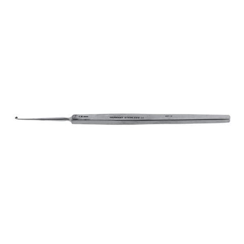 BR Surgical, LLC Curette Chalazion Meyhoefer 5" 2.5mm Round Tip German Stainless Steel Each - BR42-40225