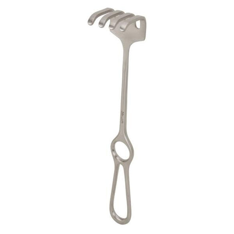 Miltex Retractor Israel 9" Blunt 4 Prong 1-1/2x1-5/8" Stainless Steel Each - Integra Miltex - 11-350