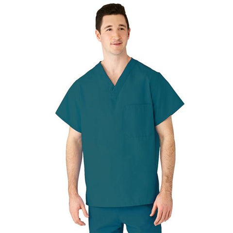 Medline Industries Inc Shirt Scrub 50% Polyester / 50% Cotton AngelStat Unisex Pcck XL Rvrsbl Pckt Each - 610NBTXL-CM