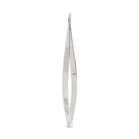 Miltex Scissors Surgical Castroviejo 4" Blunt Angled Right Stainless Steel Each - Integra Miltex - 18-1558