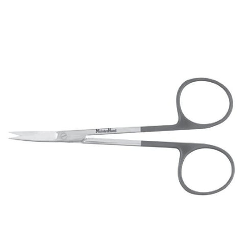 Miltex Scissors Iris Meister-Hand SuperCut 4-1/2" SuperCut Curved Stainless Steel Each - Integra Miltex - MH5-SC-306