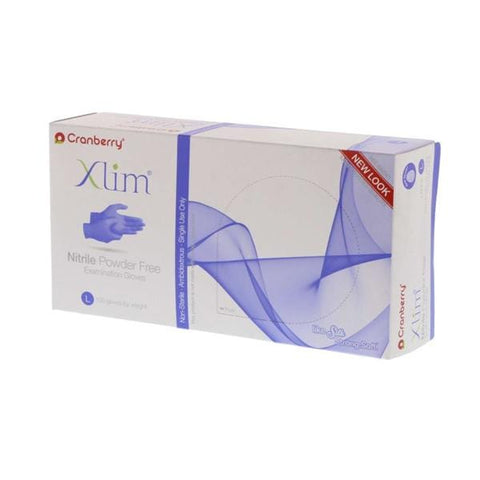 Pro2 Solutions, Inc Gloves Exam Xlim Powder-Free Nitrile Latex-Free 9.5 in Large Dark Blue 100/Bx, 10 BX/CA - CR3128