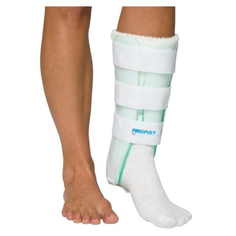 DJO, Inc Brace Fracture Aircast Stirrup Leg Plastic White Size Small 13" Left Each - 03DL