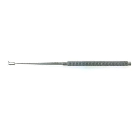 Hermann Medizentechnik Hook Skin Joseph 6-1/4" 2mm 2 Prong Stainless Steel Each - BR18-21602