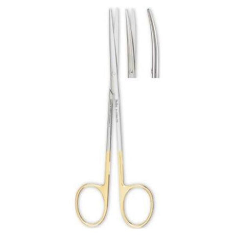 Miltex Scissors Metzenbaum 9" Blunt Curved Tungsten Carbide Each - Integra Miltex - 5-189TC