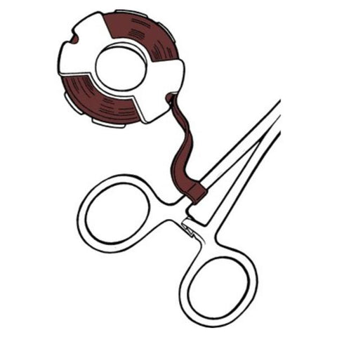 Sklar Instruments Tape Instrument ID 300'x1/4" Brown Each - 96-1876