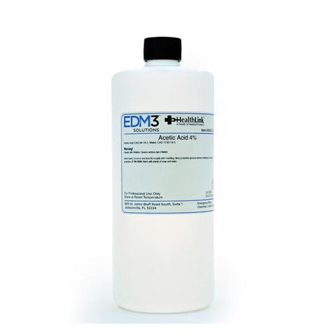 EDML, LLC Acetic Acid Reagent 4% 32oz Each - 400430
