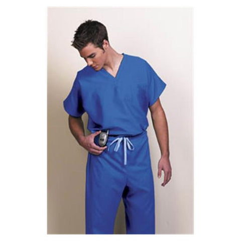 Fashion Seal Shirt Scrub Fashion Seal 78725 Unisex 3X Large Blueberry Each - 78725-3XL