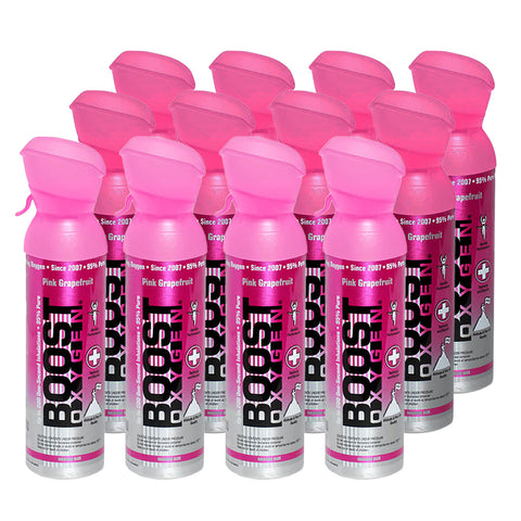 Boost Oxygen, Pink Grapefruit, Medium (5-Liter), Case of 12