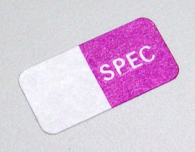 capsa Select Series 7+ Time Bar Label - SPEC - Roll Of 500
