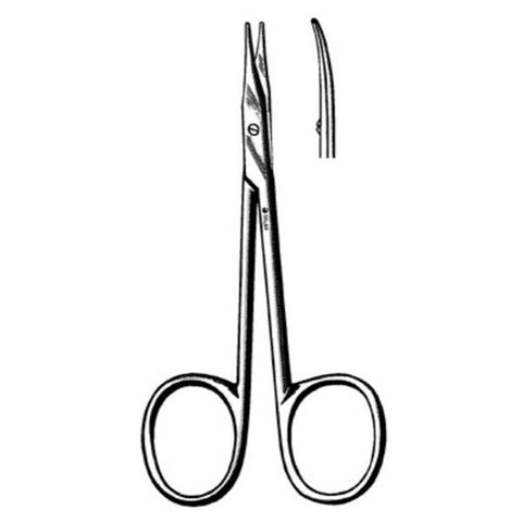 Sklar Instruments Scissors Tenotomy Stevens Sklarlite 4-1/2" Blunt/Blunt Smooth Curved SS Each - 23-1157