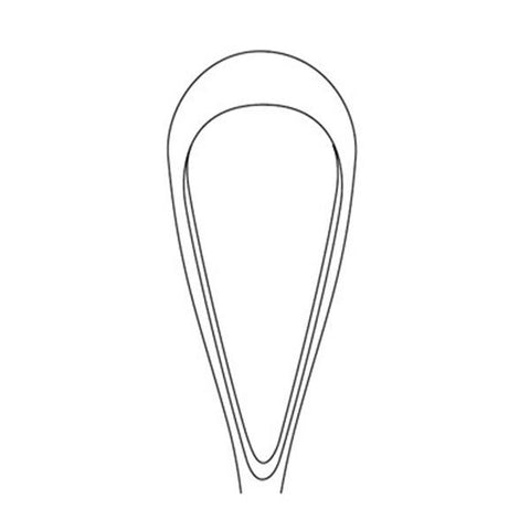 Miltex Curette Uterine Sims Meister-Hand 11" #0 Malleable Shank Sharp Blade Tip SS Each - Integra Miltex - MH30-1205-0