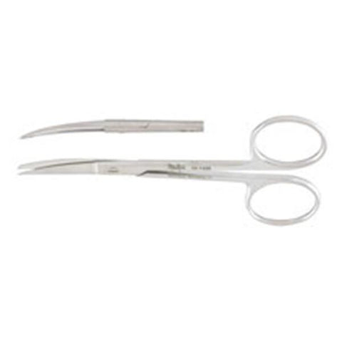 Miltex Scissors Knapp Iris 4" Sharp/Blunt Smooth Curved Stainless Steel Each - Integra Miltex - 18-1426