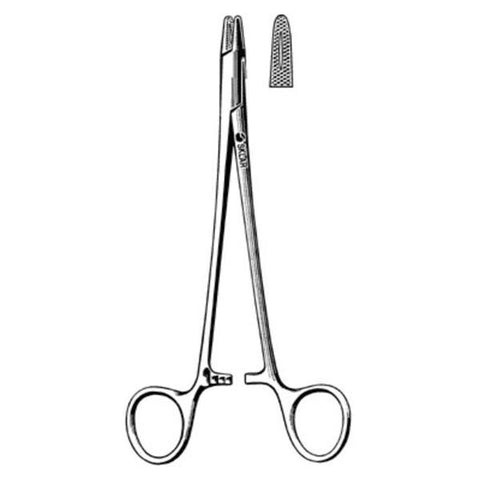 Sklar Instruments Holder Needle New Orleans 7" Serrated Jaw Stainless Steel Each - 20-1870