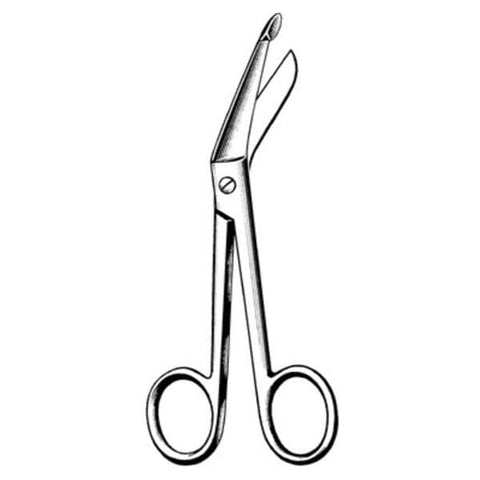 Sklar Instruments Scissors Bandage Lister Surgi-OR 7-1/4" Blunt/Blunt Smooth Angled SS Each - 95-241
