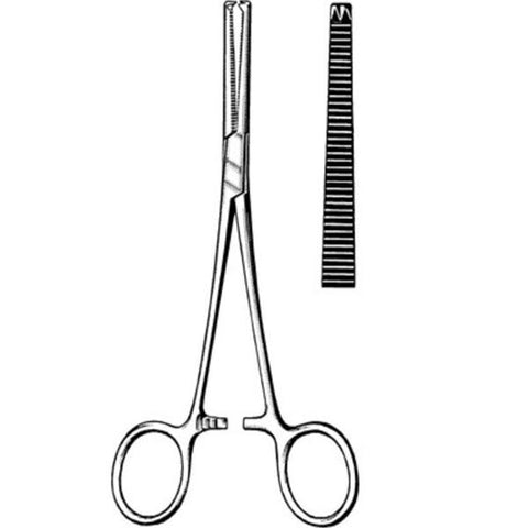 Sklar Instruments Forcep Hemostatic Rochester-Koch 5-1/2" Straight 1x2 Teeth Each - 95-500