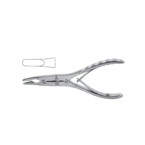 Miltex Rongeur Ruskin Meister-Hand 7-1/4" 5mm Straight Double Action Stainless Steel Each - Integra Miltex - MH19-850