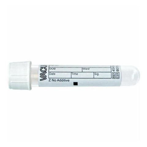 Greiner Vacuette Tube Venous Blood Collection Vacuette 3mL 13x75mm Plstc AdtvFr Wht/Blk 1200/Ca - 454241