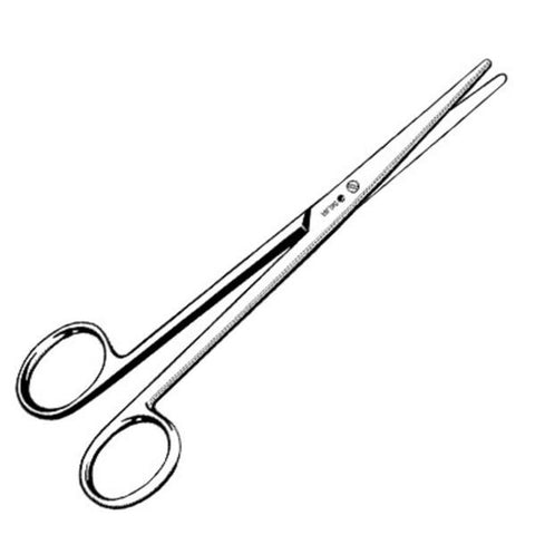 Sklar Instruments Scissors Lexer 6-1/4" Blunt/Blunt Smooth Straight Stainless Steel Each - 15-2426