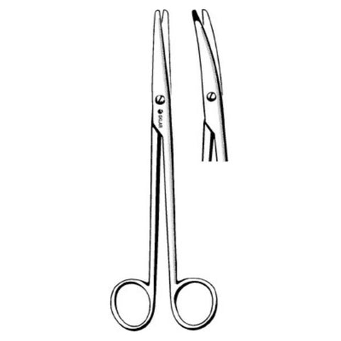 Sklar Instruments Scissors Dissecting Mayo-Stille 6-3/4" Blunt/Blunt Smooth Curved SS Each - 15-2667
