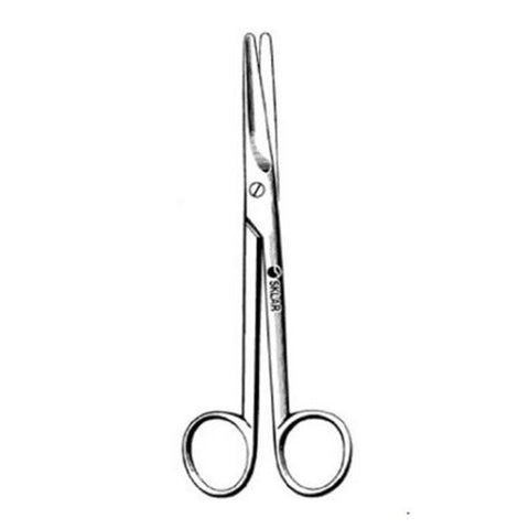 Sklar Instruments Scissors Dissecting Mayo 6-3/4" Blunt/Blunt Smooth Straight Stainless Steel Each - 22-1567