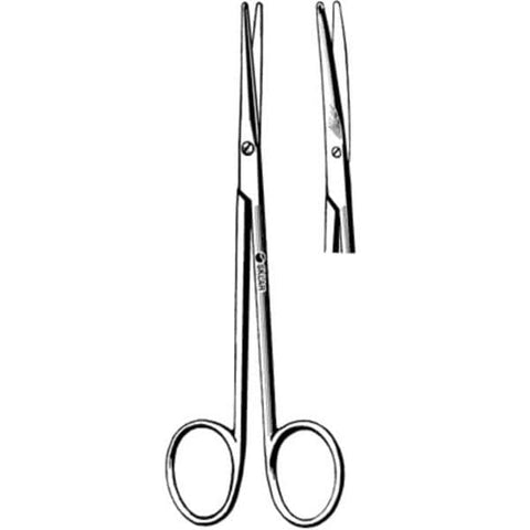 Sklar Instruments Scissors Dissecting Metzenbaum-Lahey 4-1/2" Blunt/Blunt Smooth Curved SS Each - 22-2650