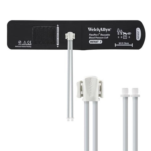 Welch Cuff Blood Pressure FlexiPort 9-13cm Infant Size 7 Arm Orange Eachch - Allyn - REUSE-07-2SC